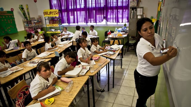 Salón de clases escuela primaria en Culiacán Sinaloa