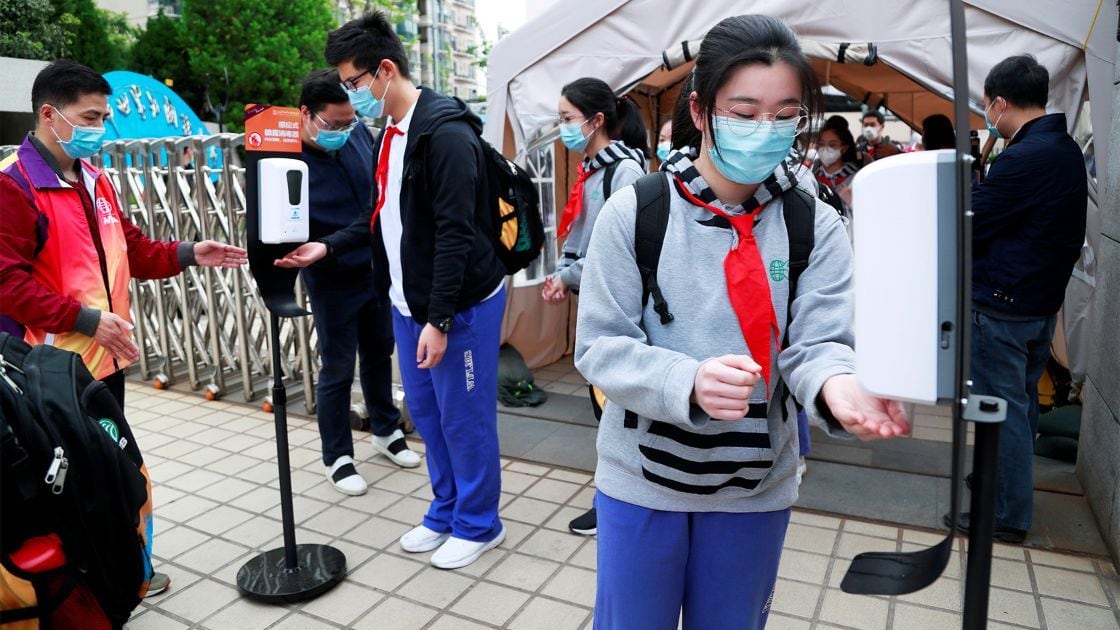 Regreso a clases en China.