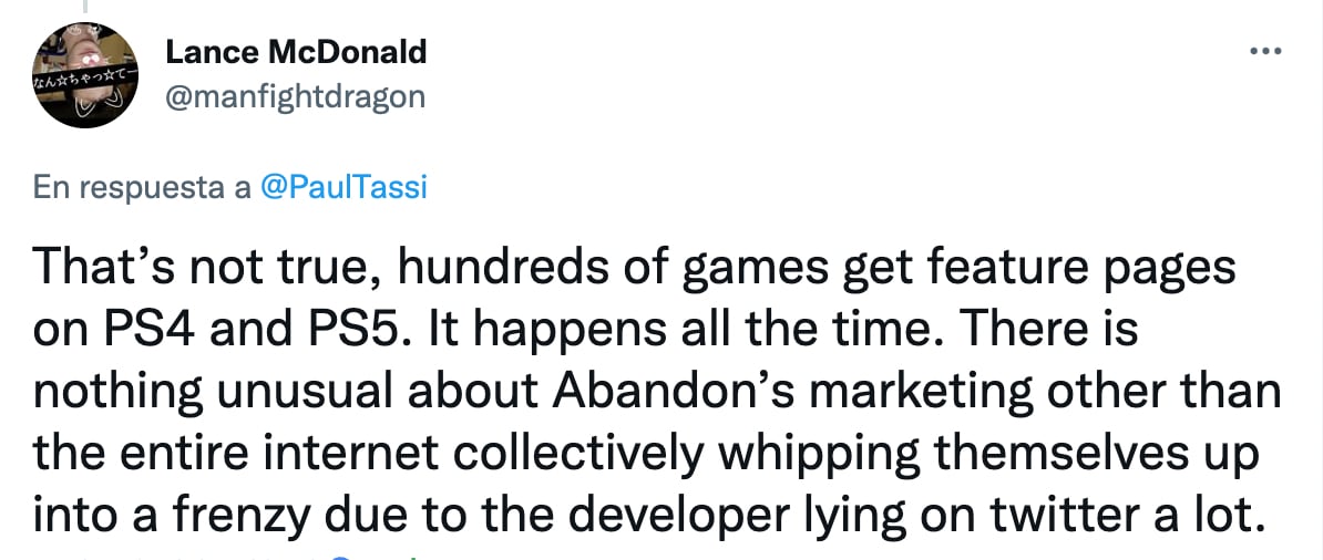 Lance McDonald sobre la supuesta estafa de Abandoned
