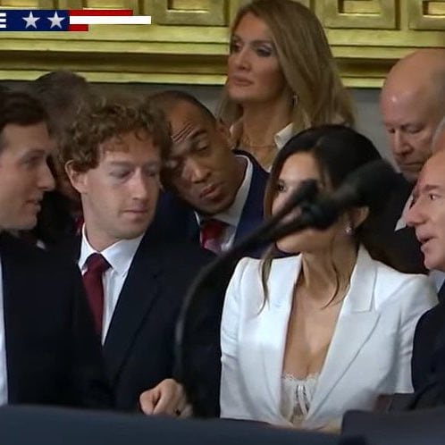 Las miraditas de Mark Zuckerberg a Lauren Sánchez