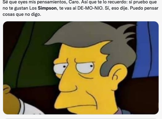 Carolina Sanín se vuelve meme tras críticar a Los Simpson