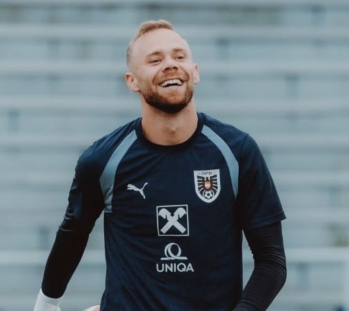Alexander Schlager, portero de Austria