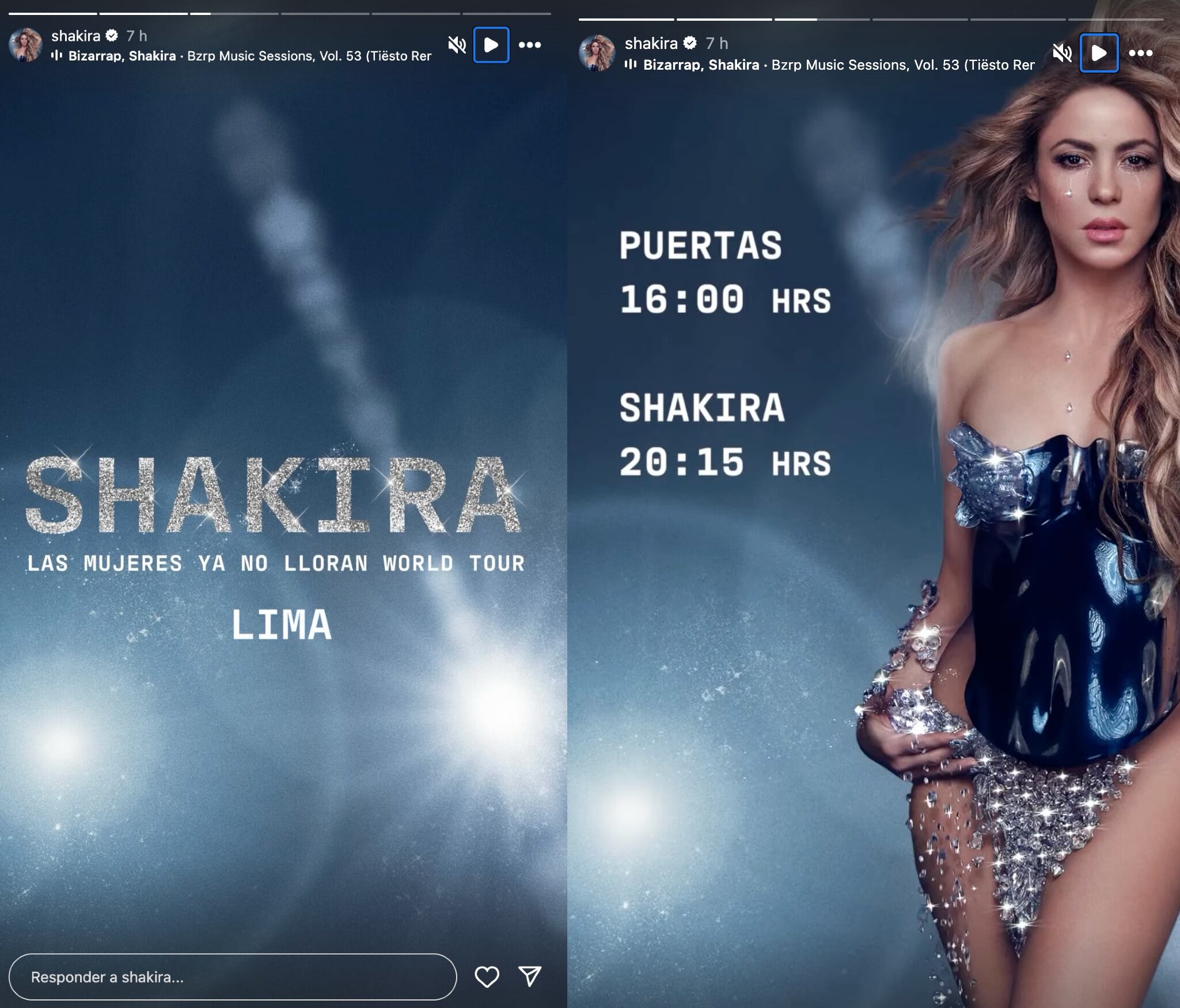 Shakira confirma su presentación en Lima