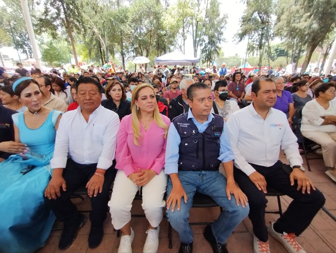 Giovani Gutiérrez Aguilar festejó el Día del Niño en Coyoacán