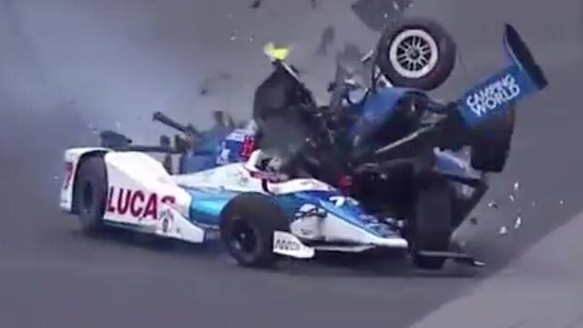 Scott Dixon sufrió un accidente que pudo haber terminado con su vida