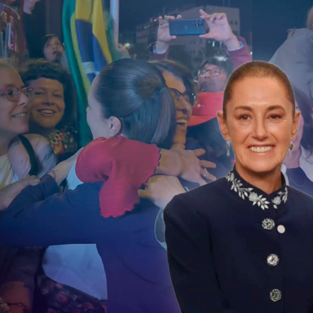 Sheinbaum comparte “lindo” encuentro con mexicanos en España