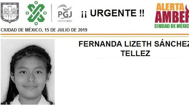 Fernanda Lizeth Sánchez Téllez tiene 12 años