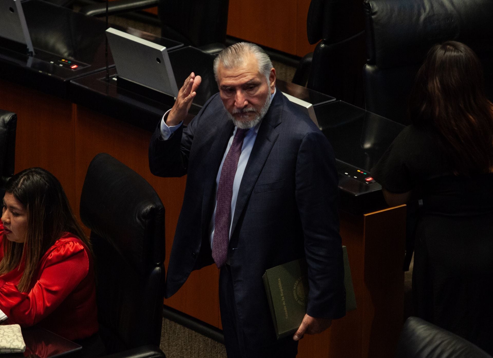 Adán Augusto López, coordinador del grupo parlamentario de Morena