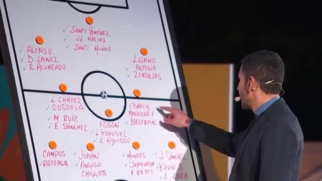 Jaime Lozano, durante el programa Los Maestros de TUDN.