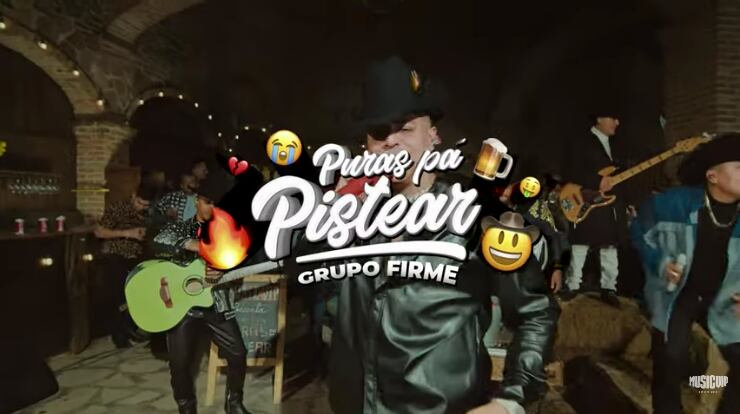 "Puras pa' pistear", de Grupo Firme