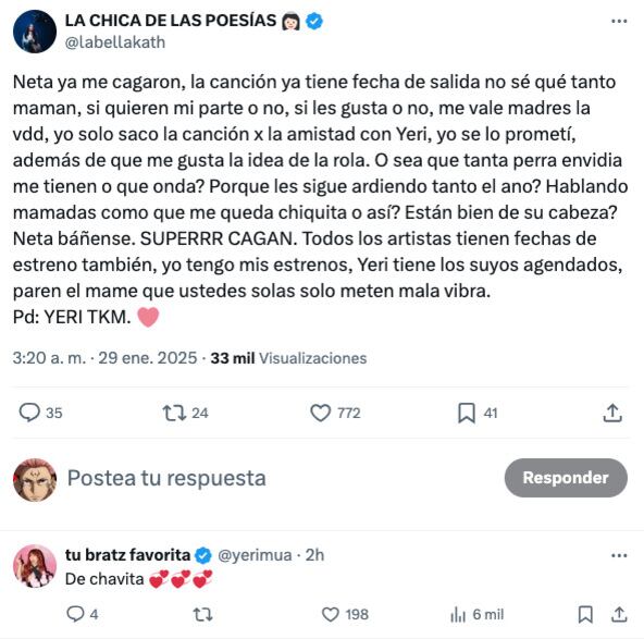 Bellakath habla de la colaboración con Yeri Mua
