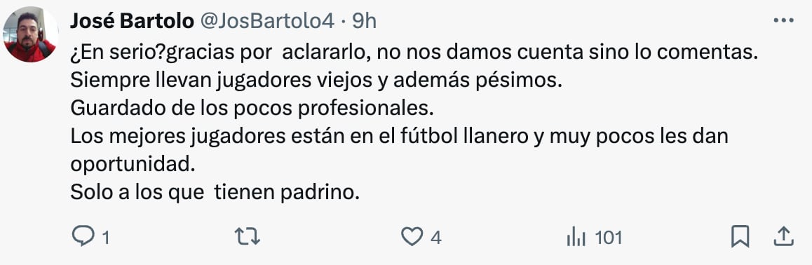 Comentarios sobre la declaración de Andrés Guardado