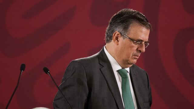 Marcelo Ebrard. Viaje a Washington.