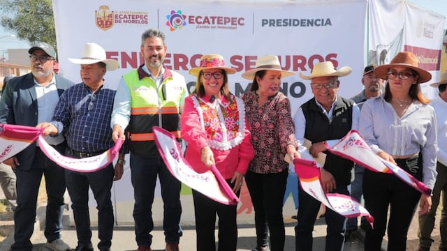 El programa Senderos Seguros beneficiará a más de millón de habitantes en Ecatepec