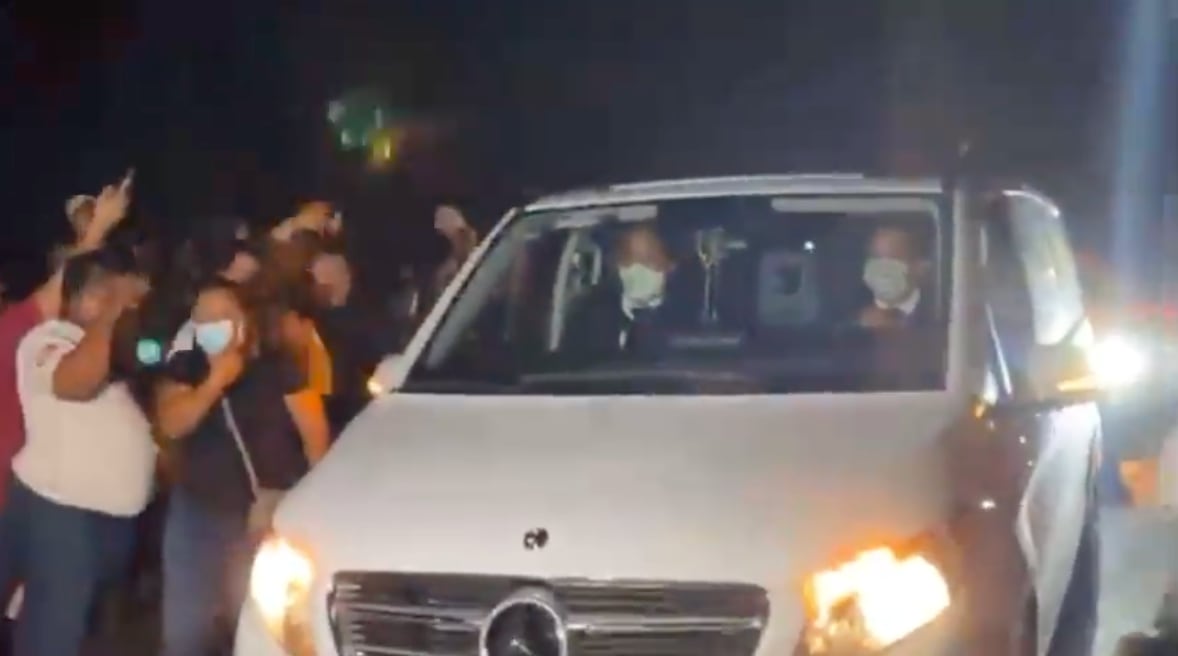 Reciben con caravana a Octavio Ocaña en Tabasco