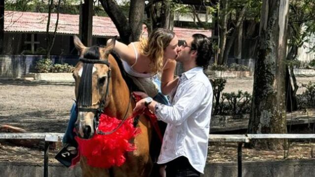 Mía Rubín Legarreta comparte más detalles de su nuevo caballo, regalo de su novio Tarik Othón