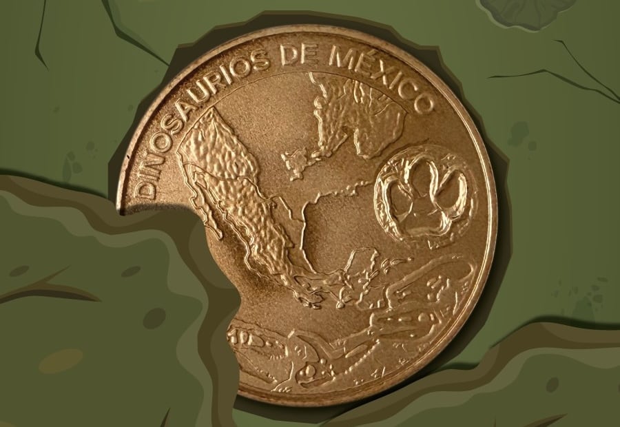 Monedas de dinosaurios de México: Precios, fecha de lanzamiento y dónde conseguirlas