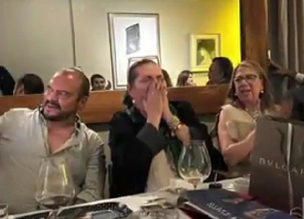 Guadalupe Taddei aparece en fiesta con representante de empresa proveedora del INE