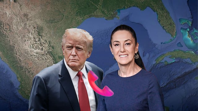 Trump simula llamada con Sheinbaum