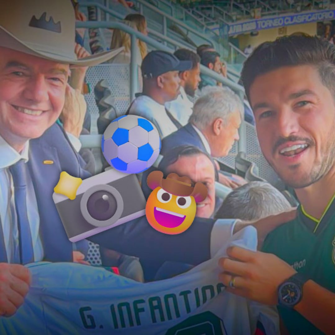 Samuel García presume foto con Infantino en repechaje rumbo al Mundial 2026