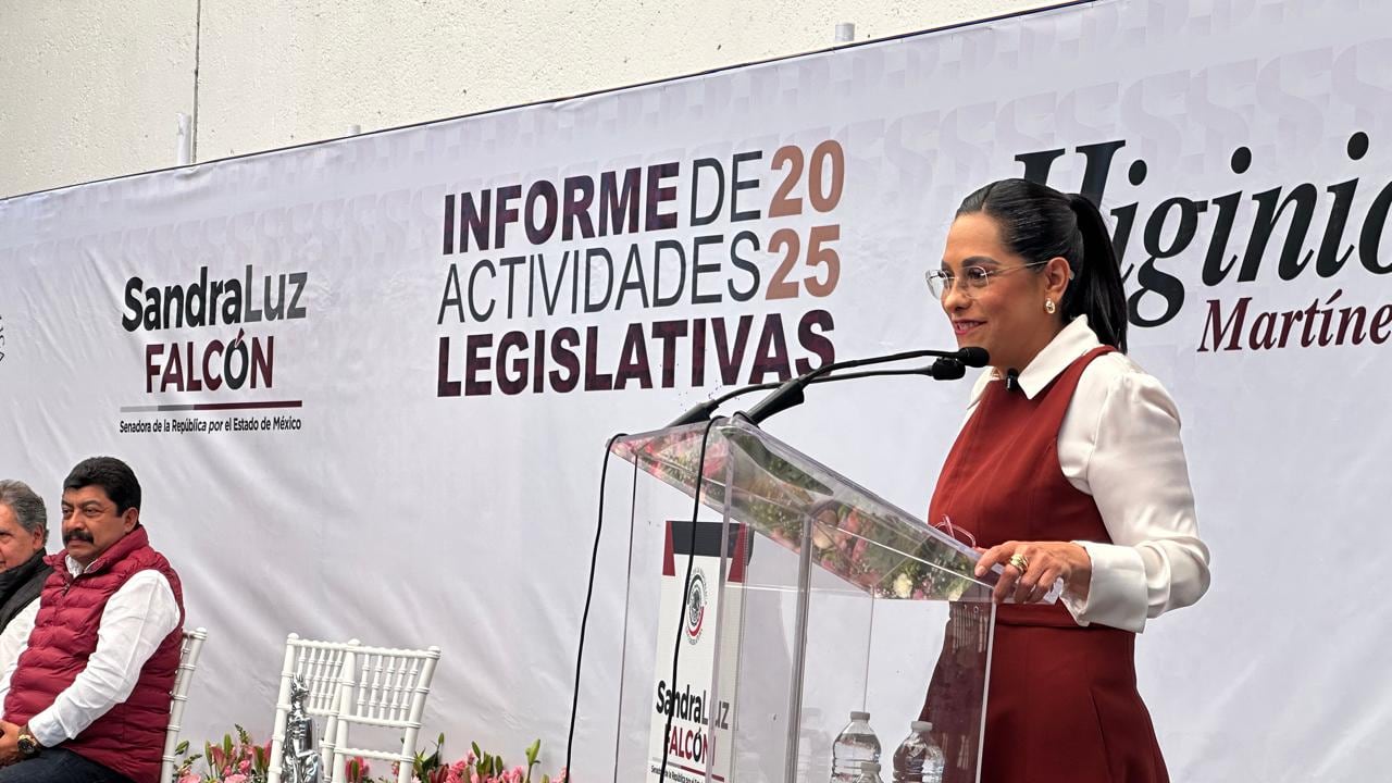 Senadora Sandra Luz Falcón presenta su primer informe de actividades