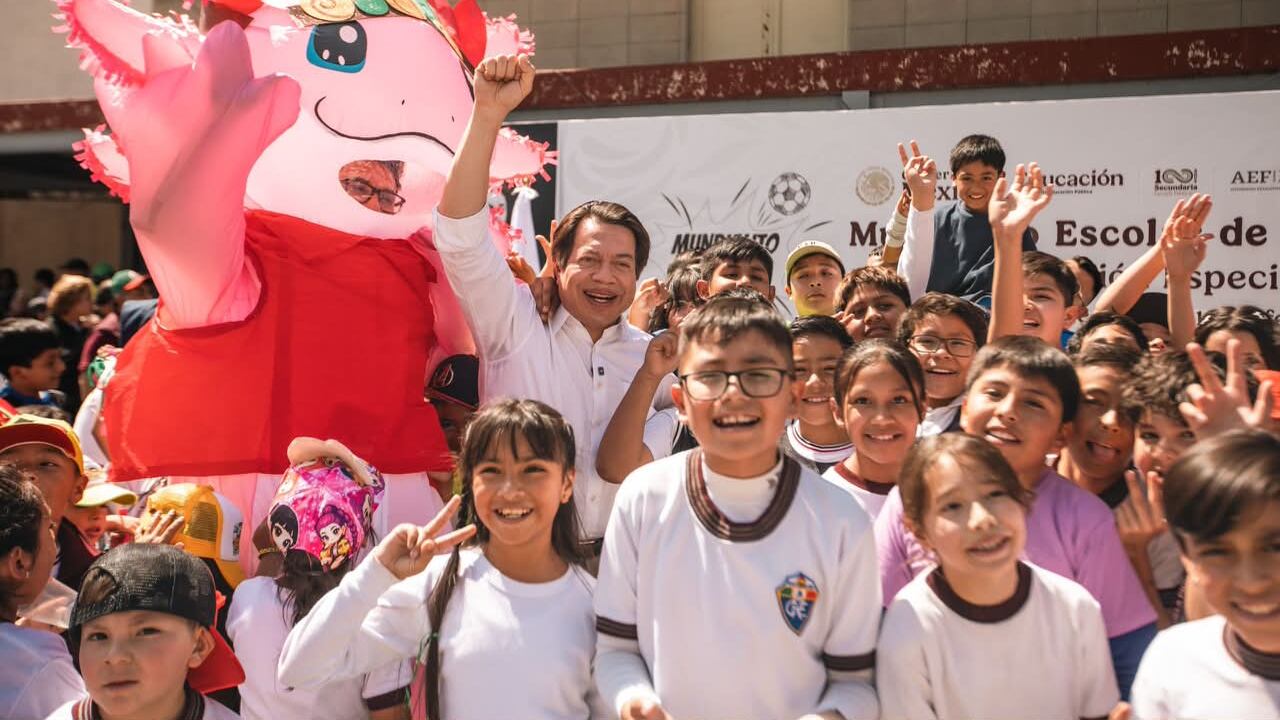 Mundialito Escolar de Futbol será anual para impulsar paz y deporte: Mario Delgado