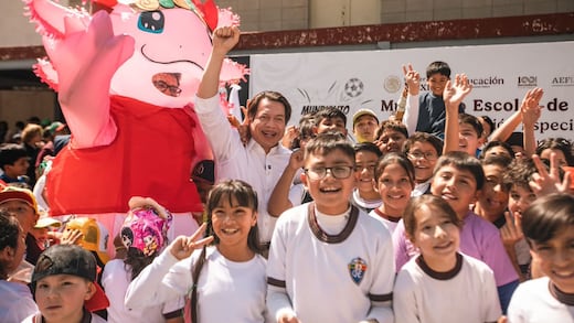 Mundialito Escolar de Futbol será anual para impulsar paz y deporte: Mario Delgado