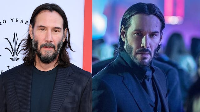 Keanu Reeves como John Wick.