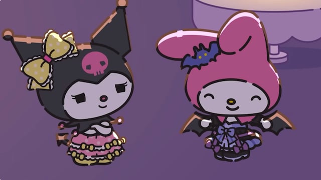 El baile de otoño de Kuromi y My Melody