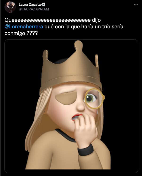 Laura Zapata se sorprende porque Lorena Herrera quiere hacer un trío con ella