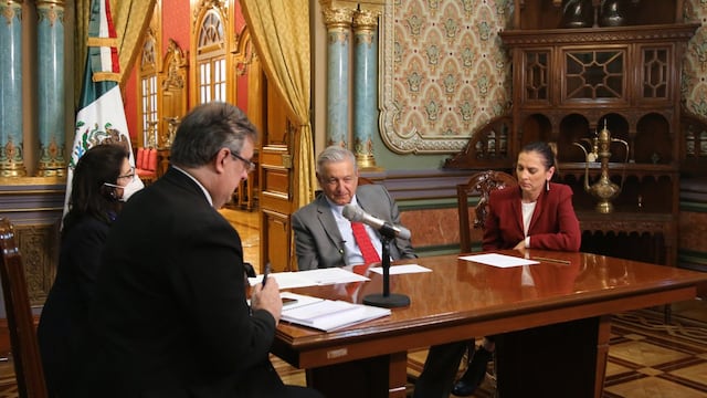 AMLO en conferencia telefónica