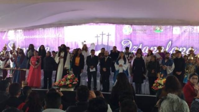 Pasión en Iztapalapa.