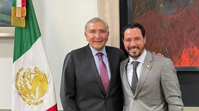 Raúl Paz con Adán Augusto López