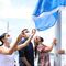 Evelyn Salgado iza bandera y entrega Blue Flag en playa La Madera; Zihuatanejo