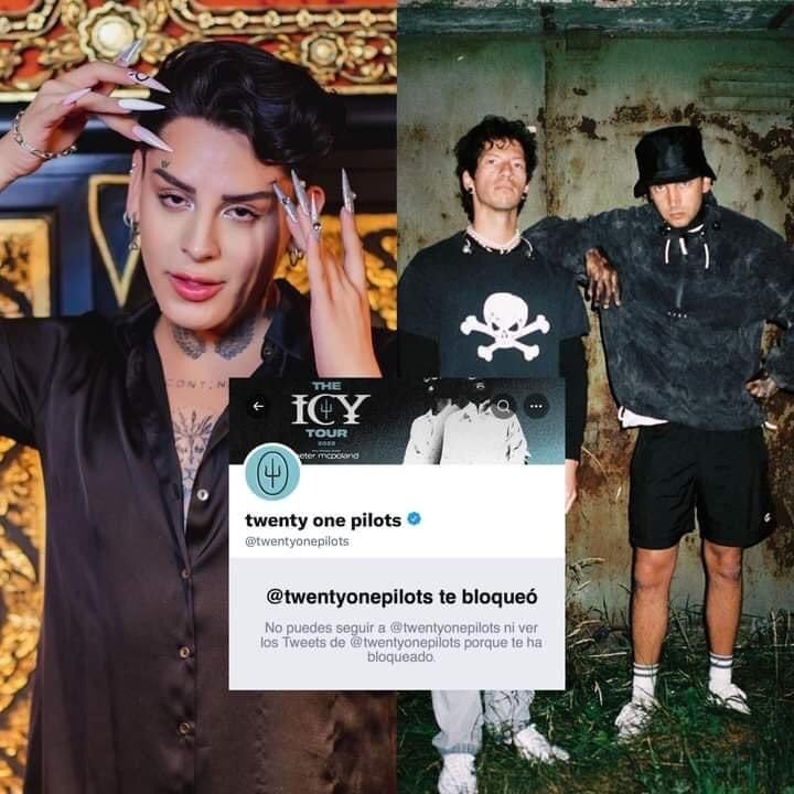 Kunno lo logró: Hasta Twenty One Pilots lo bloqueó