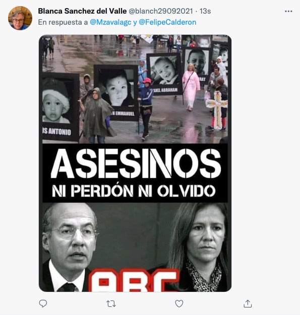 Felicitaciones por el cumpleaños 60 de Felipe Calderón/captura de pantalla de Twitter