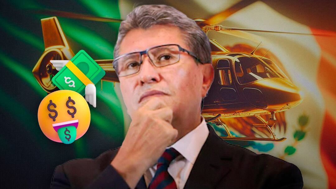 Viaje en helicóptero de Ricardo Monreal tendría un precio superior a los 100 mil pesos