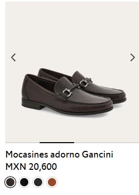Salvatore Ferragamo, mocasines de Peña Nieto