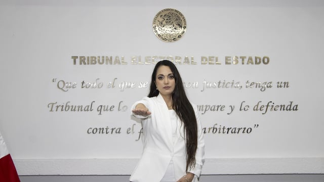 Amelí Gissel Navarro Lepe es magistrada en el Tribunal Electoral de Michoacán y esposa de Bernardo Bravo