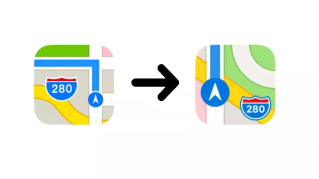 La transformación en el diseño de la aplicación Maps.