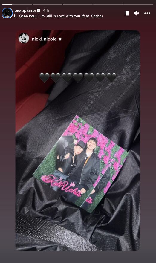 Nicki Nicole promociona la colaboración de Peso Pluma y Kali Uchis