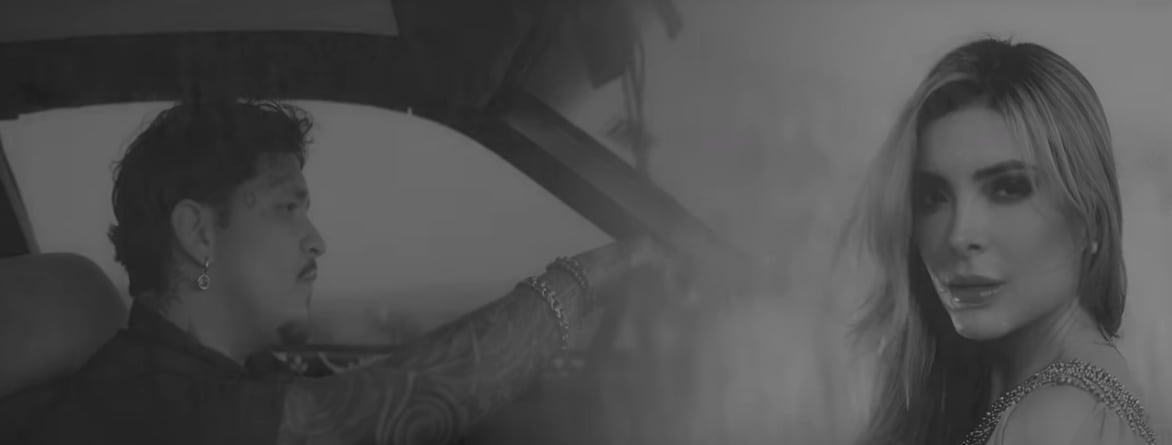 Christian Nodal y actriz de 'Ya no somos ni seremos'