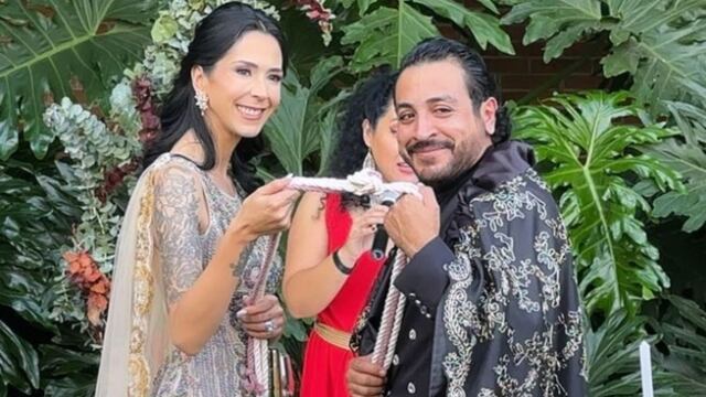 Aly Noris y Luis Fernando Peña celebran su amor con una ceremonia energética