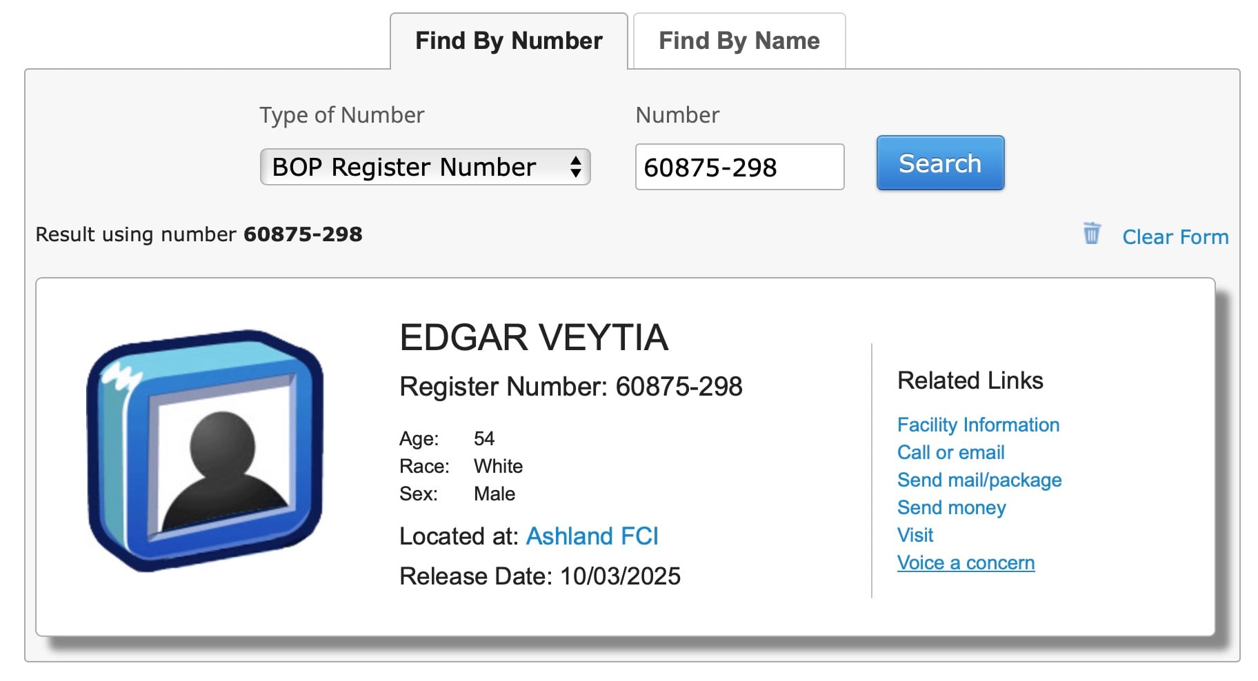 Édgar Veytia será liberado en marzo de 2025
