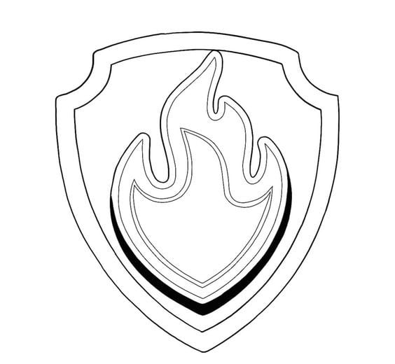 Plantilla de Marshall de Paw Patrol