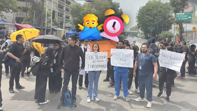 Residentes del Hospital General de México terminan protesta y dan 48 horas a Salud para responder