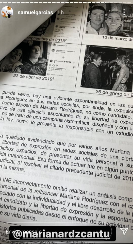 Recurso de impungación de Samuel García