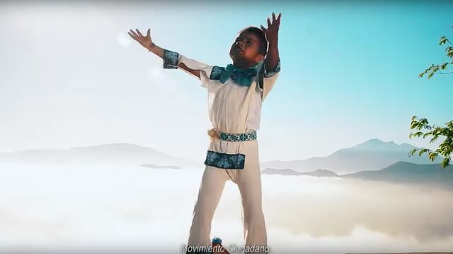 Yuawi López, intérprete de la famosa "Movimiento Naranja"