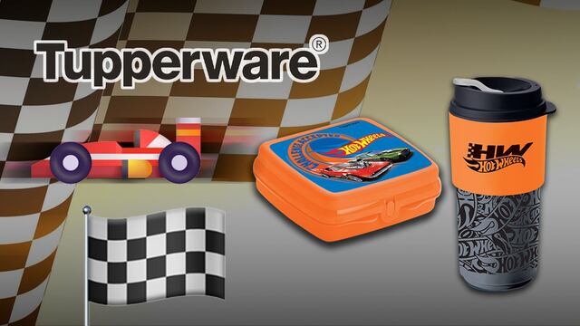 Hot Wheels en Tupperware
