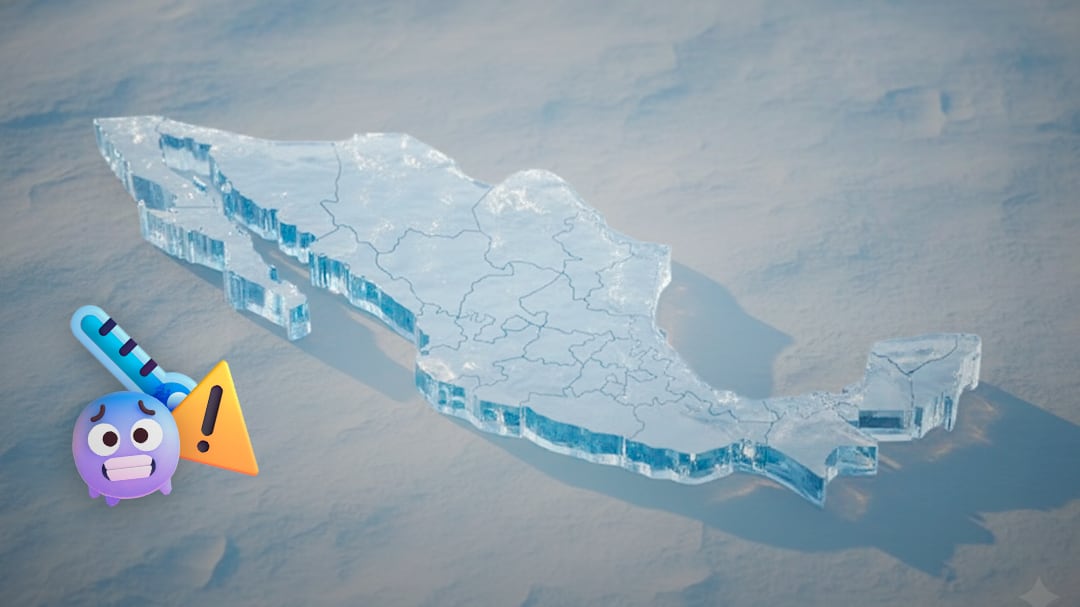 Un frente frío atípico sorprenderá este fin de semana a varios estados de México